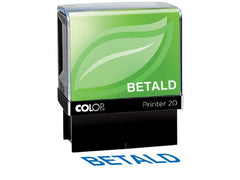 Stämpel standardtext BETALD - Primmeshiper