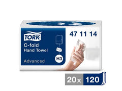 Handduk TORK Adv H3 2-lag vit 2400/fp - Primmeshiper