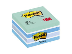 Notes POST-IT kub 76x76mm blå/vit - Primmeshiper