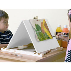 Table easel double white