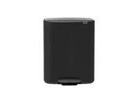 Papperskorg BRABANTIA Pedal Bo 60L Svart - Primmeshiper