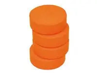 Färgpuckar 55-57 mm, orange 6/fp - Primmeshiper