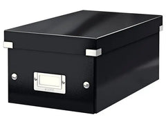 Förvaringslåda DVD ClicknStore svart - Primmeshiper