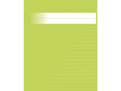 Skrivh.17x21cm linj. 8,5mm ljusgrön - Primmeshiper