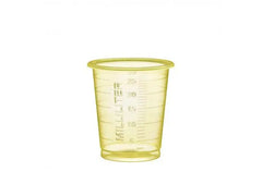 Medicinbägare Eco 30ml smal gul 90/fp - Primmeshiper
