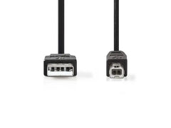 Kabel NEDIS USB 2.0 A-B 2m svart - Primmeshiper