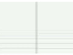 Skrivhäfte A4 1/2 sida linj. 14,5mm blå - Primmeshiper