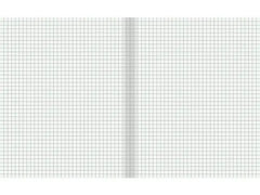 Räknehäfte 17x21cm rutat 5x5mm gul - Primmeshiper