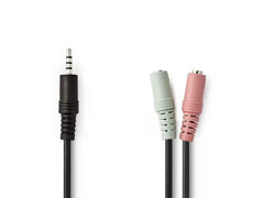 Adapter NEDIS 2x3,5mm ho 3,5mm ha sva - Primmeshiper