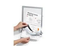 Magnetram självh.DURAFRAME A4 silv 2/fp - Primmeshiper