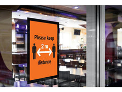 Magnetram självh.DURAFRAME A3 svart 2/fp - Primmeshiper