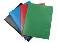 Gummibandsmapp PP 100% återv svart - Primmeshiper