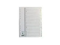 Plastregister A4 A-Ö vit - Primmeshiper