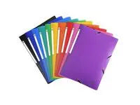 Gummibandsmapp 3-klaff A4 PP sorterade - Primmeshiper