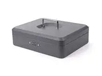 Kassaskrin m. komb.lås 240x300x90mm mgrå - Primmeshiper