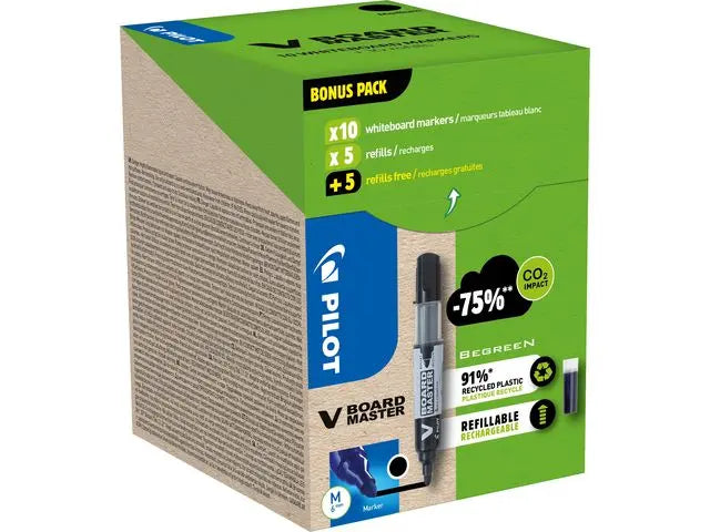 Whiteboardpenna PILOT GP svart 10+10/fp - Primmeshiper