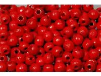 Träpärla 10 mm röd 200/fp - Primmeshiper