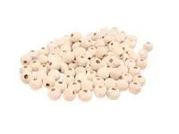 Träpärlor 10mm 100/fp - Primmeshiper