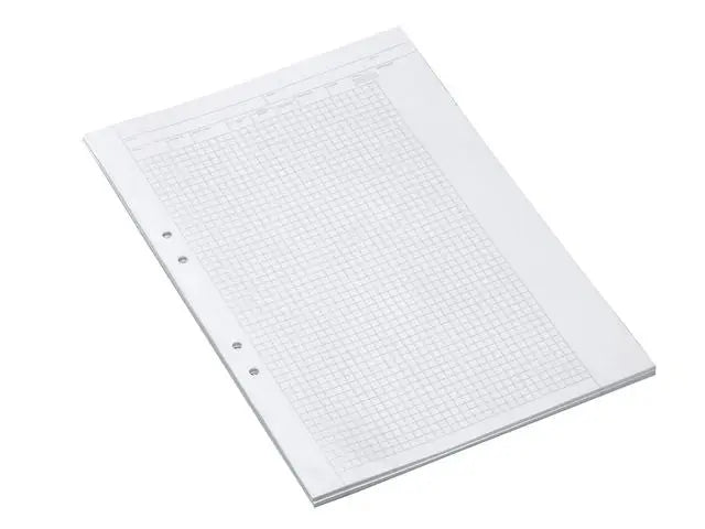Provskrivningsblad A3 rutat 5x5mm 250/fp - Primmeshiper