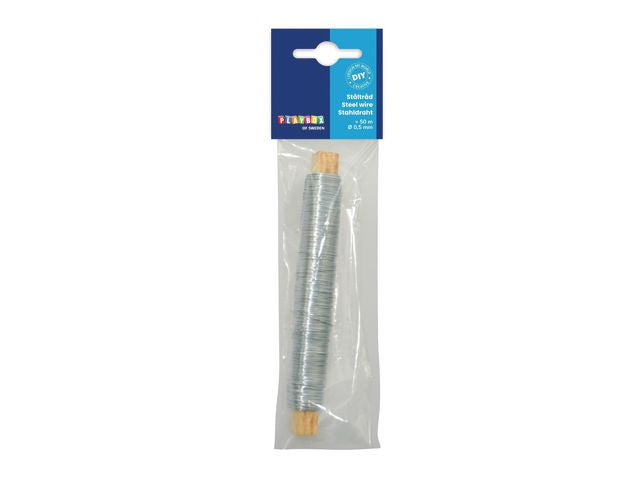 Metalltråd silver 50m/rulle - Primmeshiper