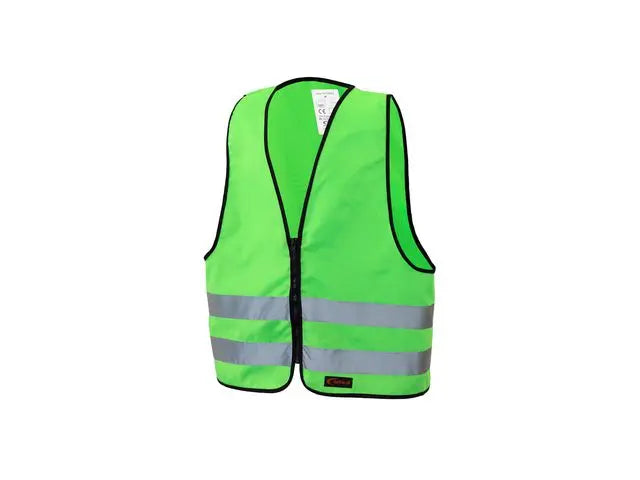 Reflexväst dragkedja Barn XS Grön - Primmeshiper