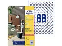 Etikett AVERY avtagbar rund 20mm 880/fp - Primmeshiper