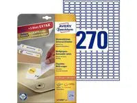 Etikett AVERY avtagb 17,8x10 8100/fp - Primmeshiper