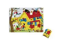 Knoppussel PIPPI TRÄ, 12 bitar - Primmeshiper