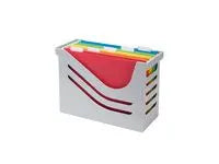 Hängmappslåda DJOIS 5 hängmapp Eco grå - Primmeshiper