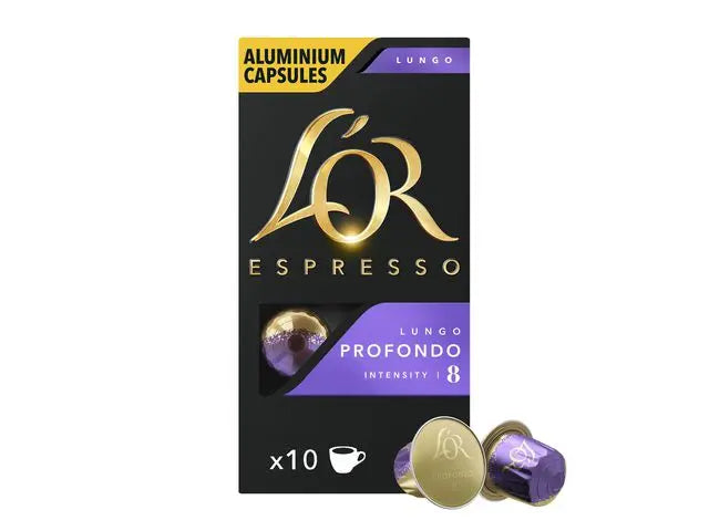 Kaffekapslar LOR LUNGO 8 PROFONDO 10/fp - Primmeshiper