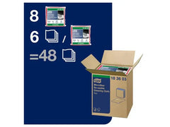 Microfiberduk TORK 30,5x30,5cm röd 6/fp - Primmeshiper