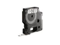 Tape DYMO D1 6mm svart på vit - Primmeshiper