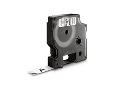 Tape DYMO D1 12mm svart på vit - Primmeshiper