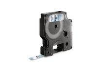 Tape DYMO D1 9mm svart på klar - Primmeshiper