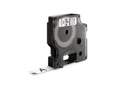 Tape DYMO D1 12mm nylon svart på vit - Primmeshiper