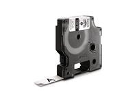 Tape Rhino perm polyester 12mm sv på vit - Primmeshiper