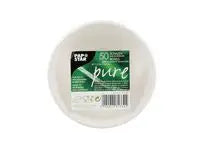Skål PURE Bagasse 200 ml 50/fp - Primmeshiper