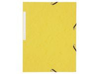 Gummibandsmapp LYRECO A4 3-kl gul 10/fp - Primmeshiper