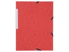 Gummibandsmapp LYRECO A4 3-kl röd 10/fp - Primmeshiper