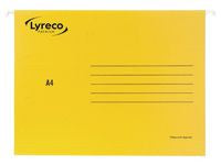 Hängmapp LYRECO premium A4 gul 25/fp - Primmeshiper