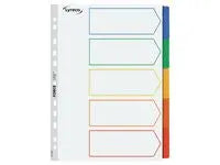 Kartongregister LYRECO A4 5-flik - Primmeshiper