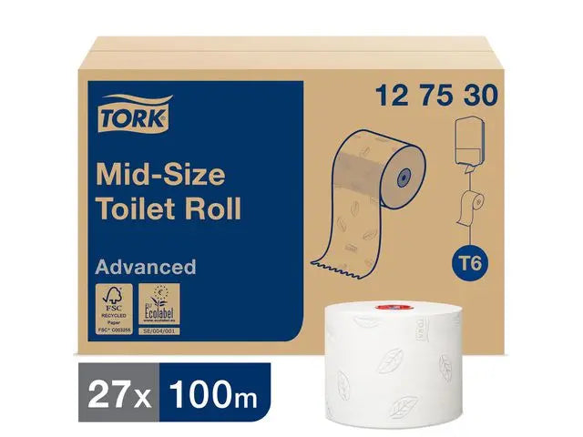 Toalettpapper TORK Adv T6 2-lag 27/fp - Primmeshiper