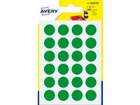 Etikett AVERY 15mm grön 168/fp - Primmeshiper