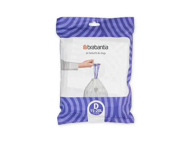 Avfallspåse D BRABANTIA 15-20L 40/fp - Primmeshiper