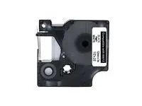 Tape 12mm svart på vit - Primmeshiper