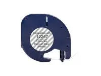 Tape plast 12mmx4m svart på transp - Primmeshiper