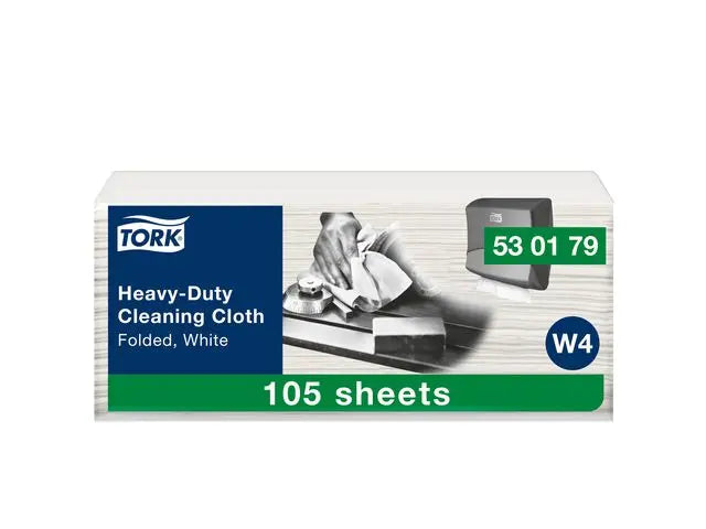 Rengöringsduk TORK W4 Kraftig vit 105/fp - Primmeshiper