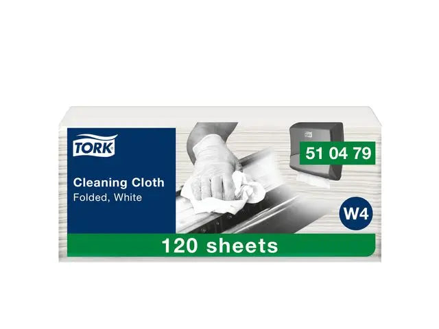 Rengöringsduk TORK W4 Mjuk vit 120/fp - Primmeshiper