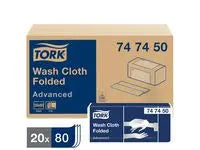 Tvättlapp TORK Adv 6-lag vit 1600/fp Primmeshiper