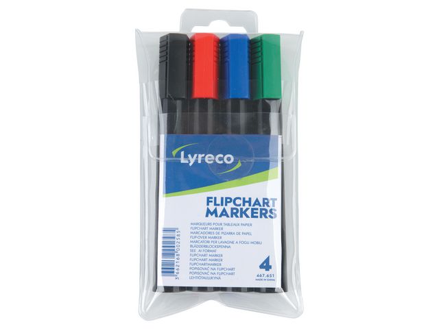 Blädderblockspenna LYRECO rund 4/fp - Primmeshiper